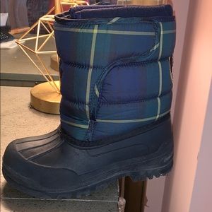 Ralph Lauren plaid boots